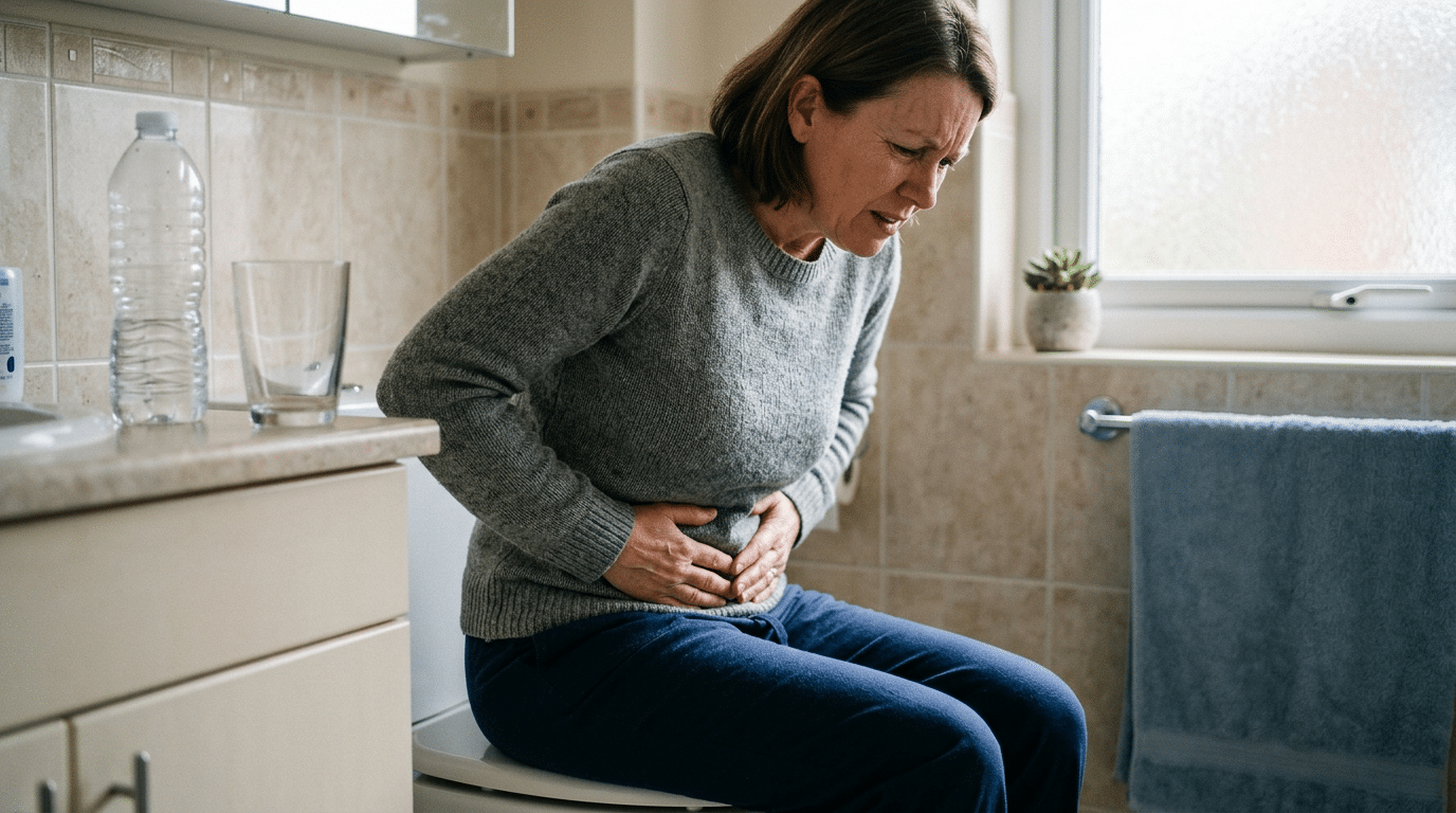 Constipation and Digestive Slowdown Caused by Low Fluid Intake