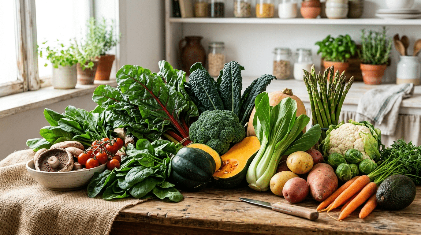 Leafy Greens and Vegetables High in Potassium