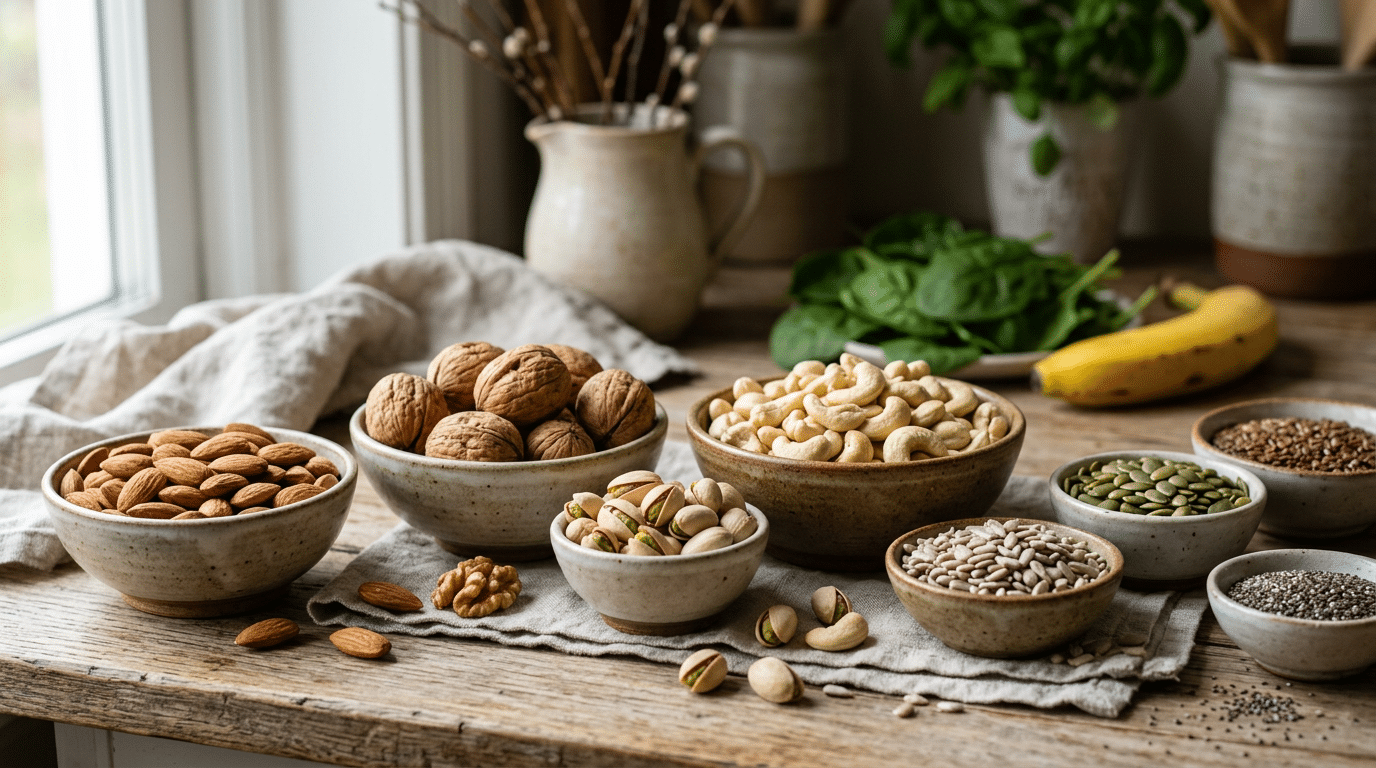 Nuts and Seeds Rich in Potassium