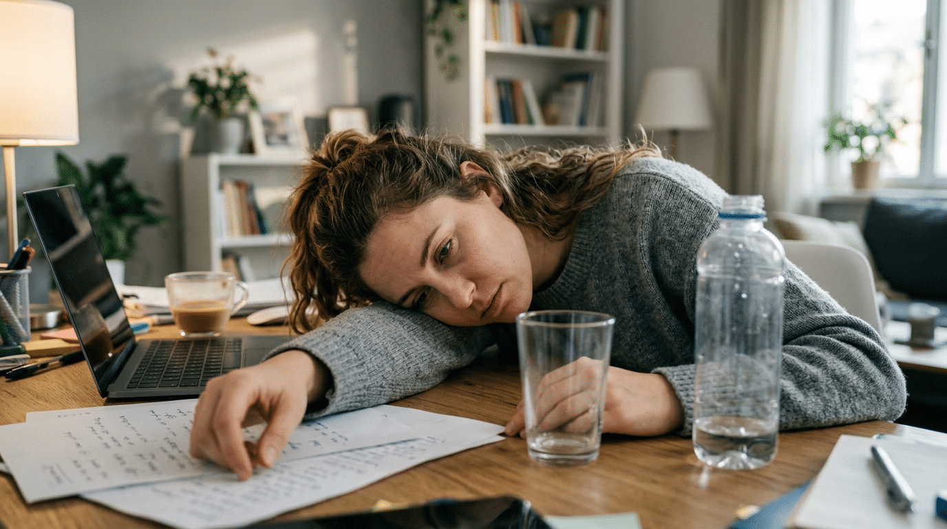 Persistent Fatigue Linked to Insufficient Daily Fluid Intake
